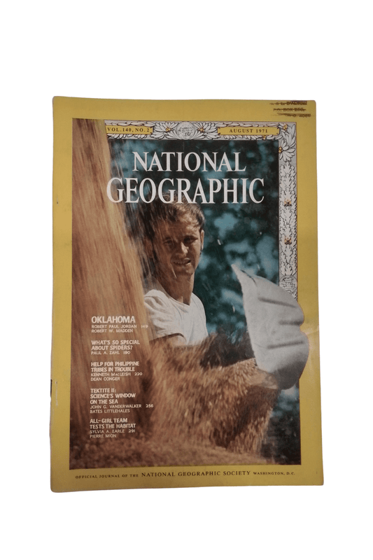 Vintage National Geographic August 1971 - Mu Shop