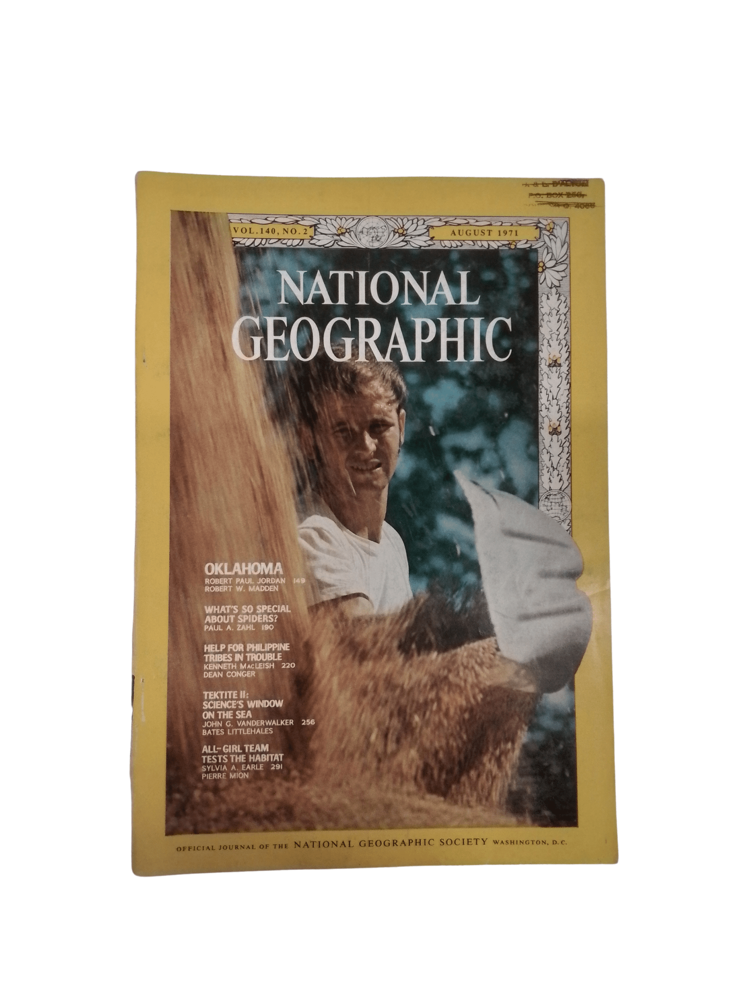 Vintage National Geographic August 1971 - Mu Shop