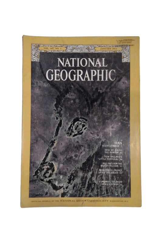 Vintage National Geographic January 1975 - Mu Shop