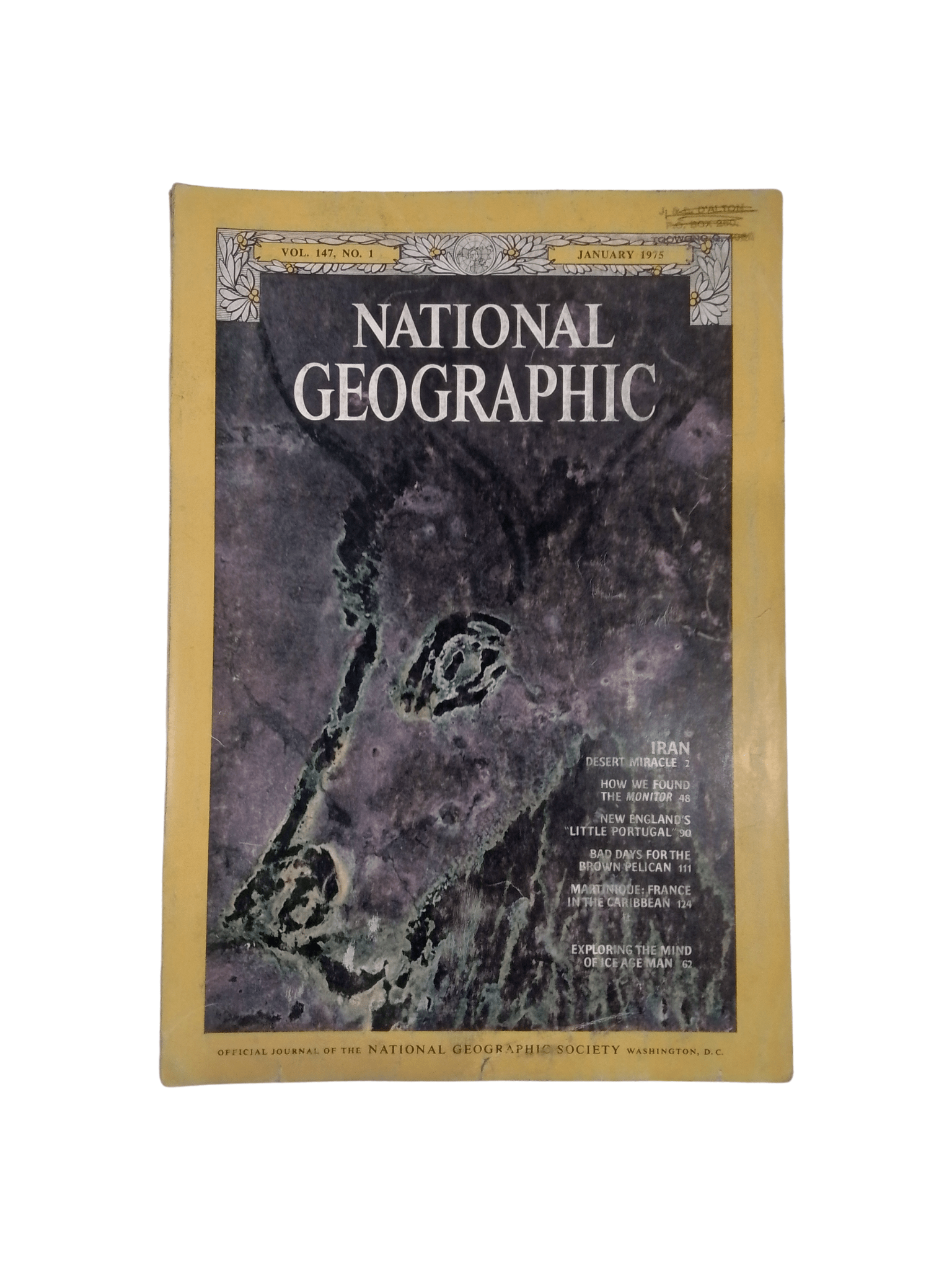 Vintage National Geographic January 1975 - Mu Shop