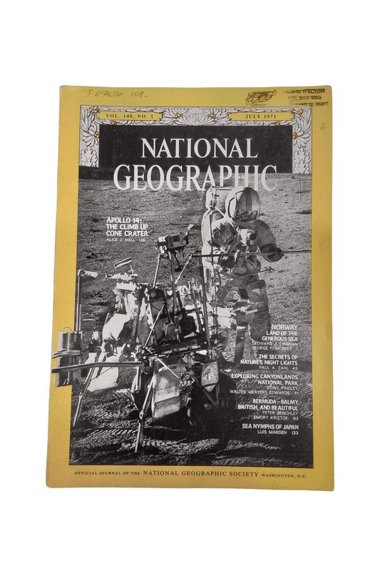 Vintage National Geographic July 1971 - Mu Shop