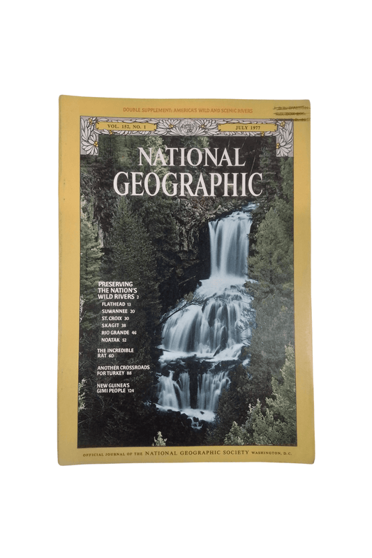 Vintage National Geographic July 1977 - Mu Shop