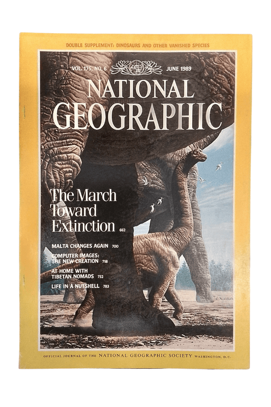 Vintage National Geographic June 1989 - Mu Shop