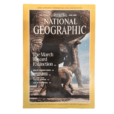 Vintage National Geographic June 1989 - Mu Shop