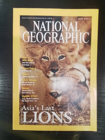 Vintage National Geographic June 2001 - Mu Shop