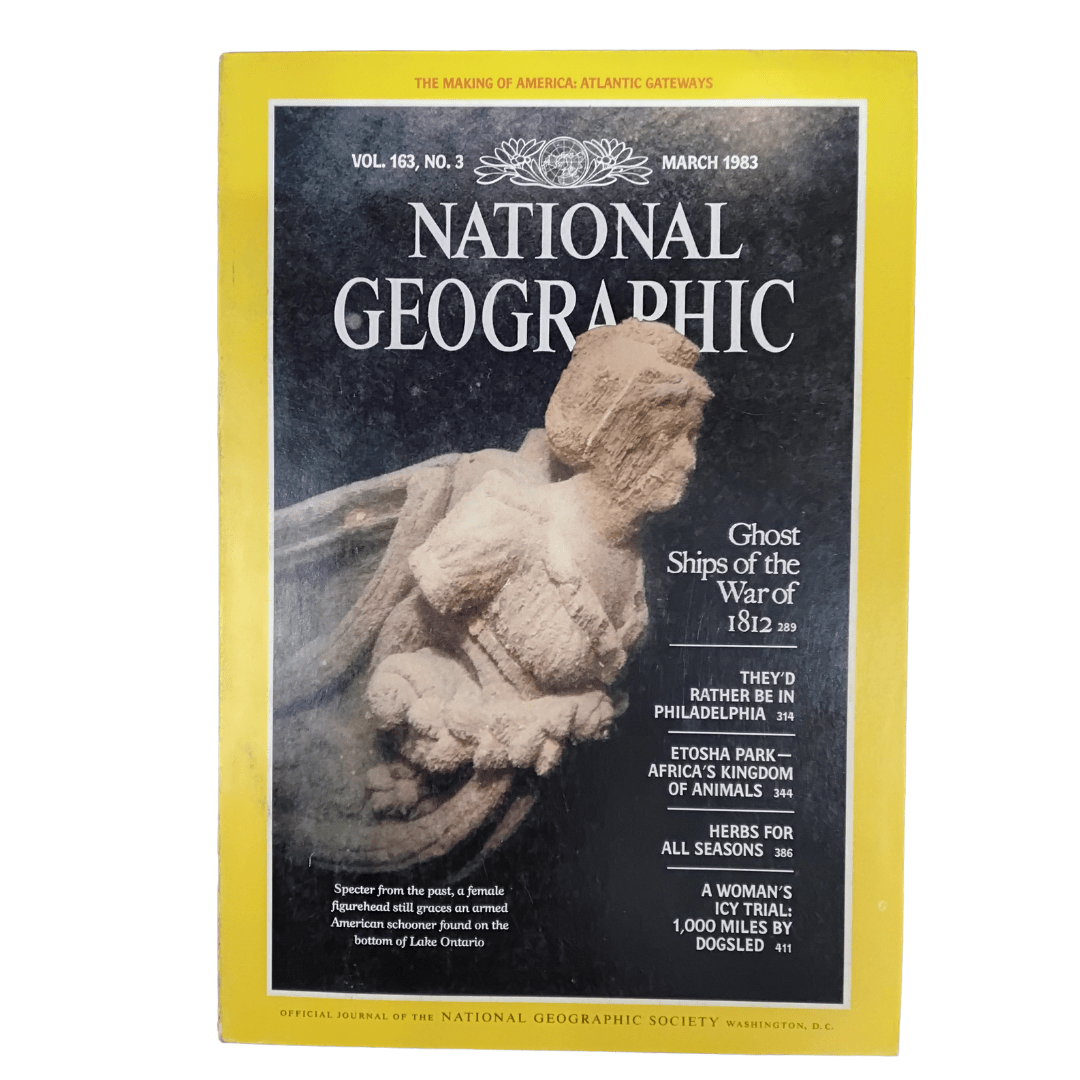 Vintage National Geographic Magazine March 1983 - Mu Shop