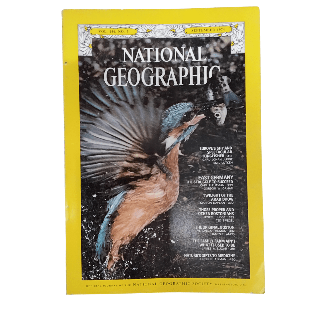 Vintage National Geographic Magazine September 1974 - Mu Shop
