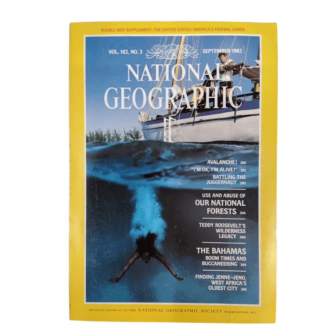 Vintage National Geographic Magazine September 1982 - Mu Shop