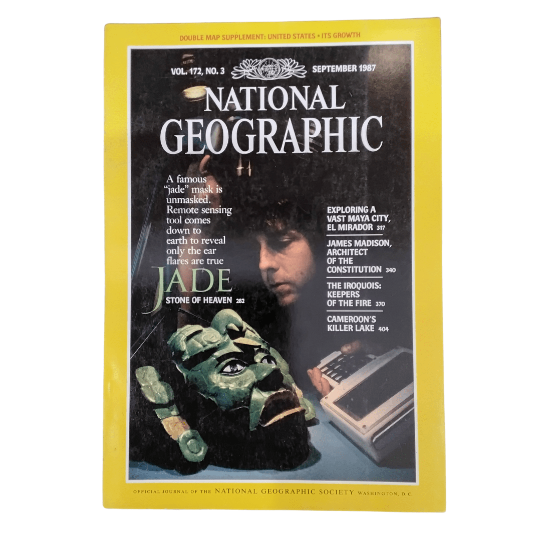 Vintage National Geographic Magazine September 1987 - Mu Shop