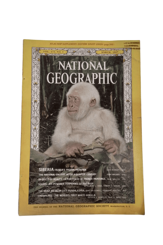 Vintage National Geographic March 1967 - Mu Shop