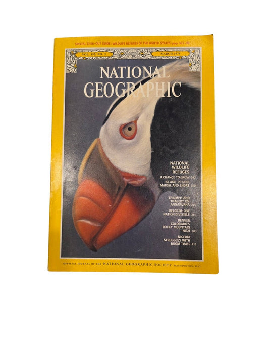 Vintage National Geographic March 1979 - Mu Shop