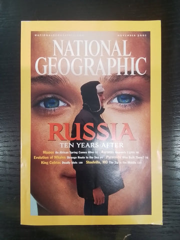 Vintage National Geographic Noveber 2001 - Mu Shop