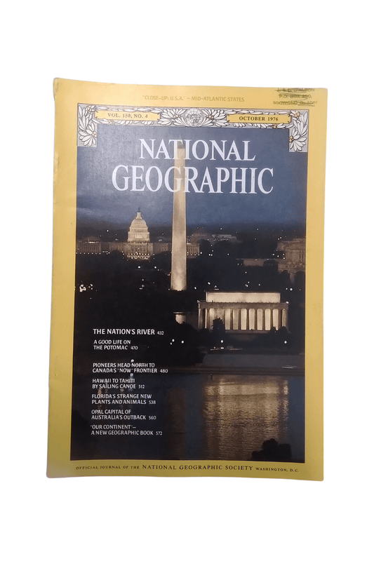 Vintage National Geographic October 1976 - Mu Shop