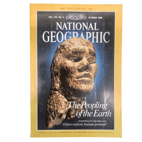 Vintage National Geographic October 1988 - Mu Shop