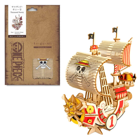 One Piece Thousand Sunny –Wa-Gu-Mi Wooden Art Model