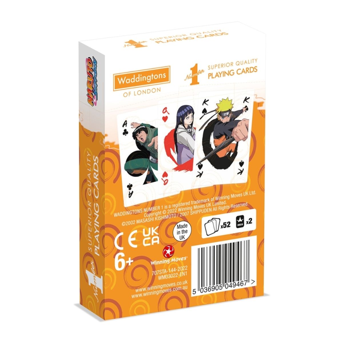 Waddingtons No. 1 of London Playing Cards: Naruto - Mu Shop
