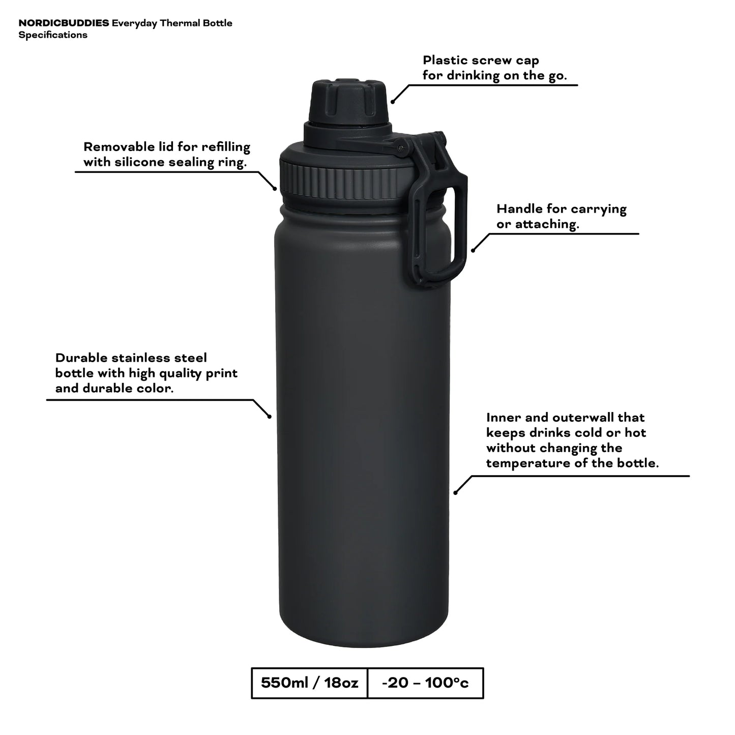 Little My Thermal Everyday Bottle 550ml