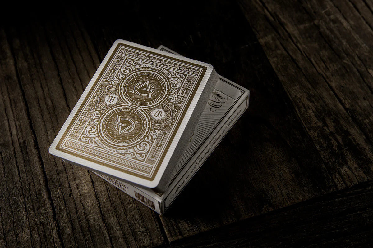 Artisan White playing cards with custom court cards