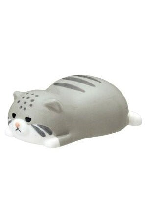 Wild Cat Chopstick Holder Grey - Mu Shop