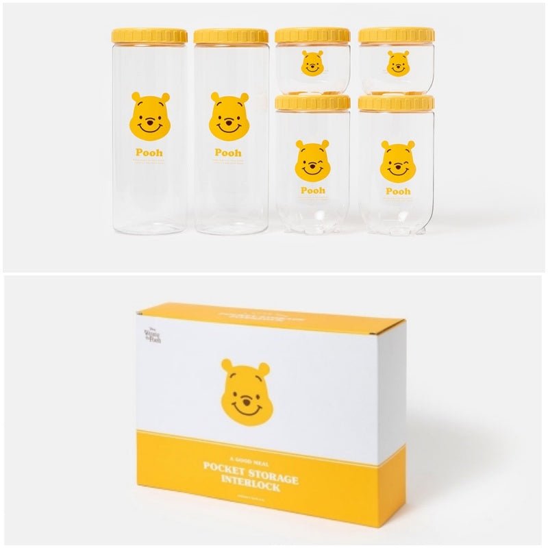 Winnie The Pooh Pocket Storage Interlock - Mu Shop
