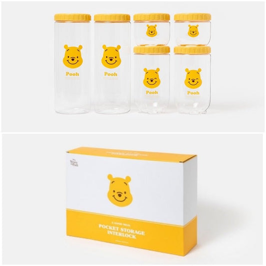 Winnie The Pooh Pocket Storage Interlock - Mu Shop