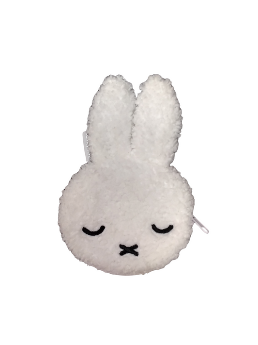 Miffy White Plush Pouch