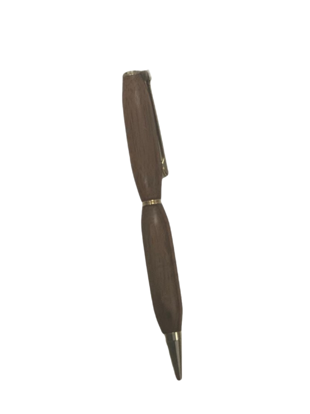 Black Wood Wood Tiwst Action Ball Piont Pen