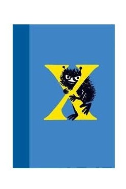 ‘X’ Moomin Alphabet Hard Cover Notebook - Mu Shop