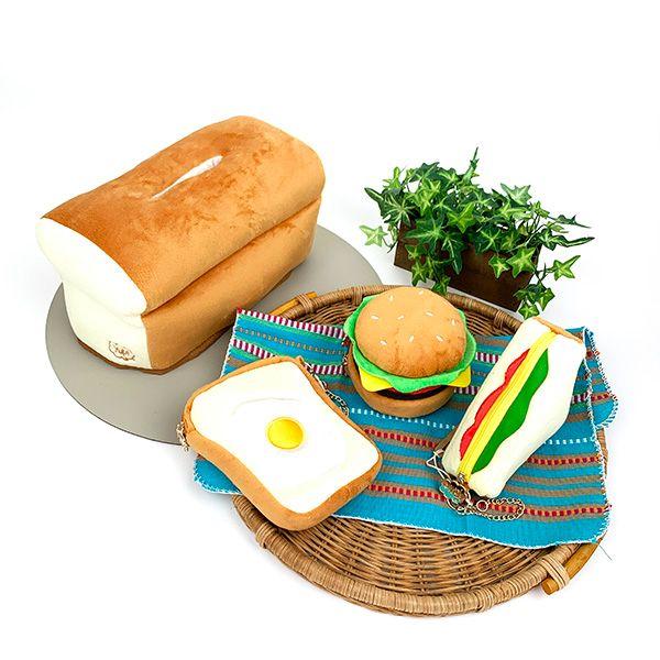 Yap Pouch - Humburger Trinket Stuffed Bread School Office - Mu Shop