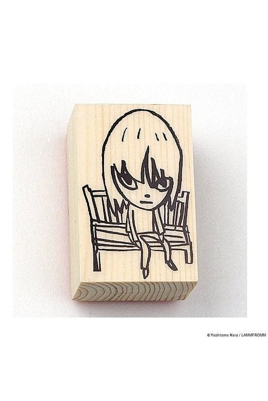 Yositomo Nara Wooden Stamp Bench (M) - Mu Shop