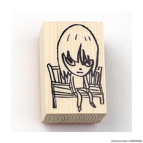 Yositomo Nara Wooden Stamp Bench (M) - Mu Shop