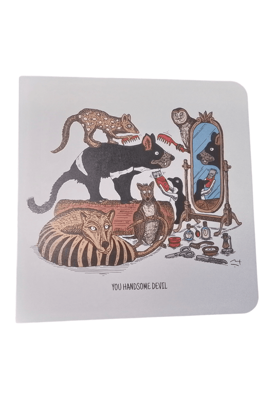 You Handsome Devil Greeting Card - Mu Shop