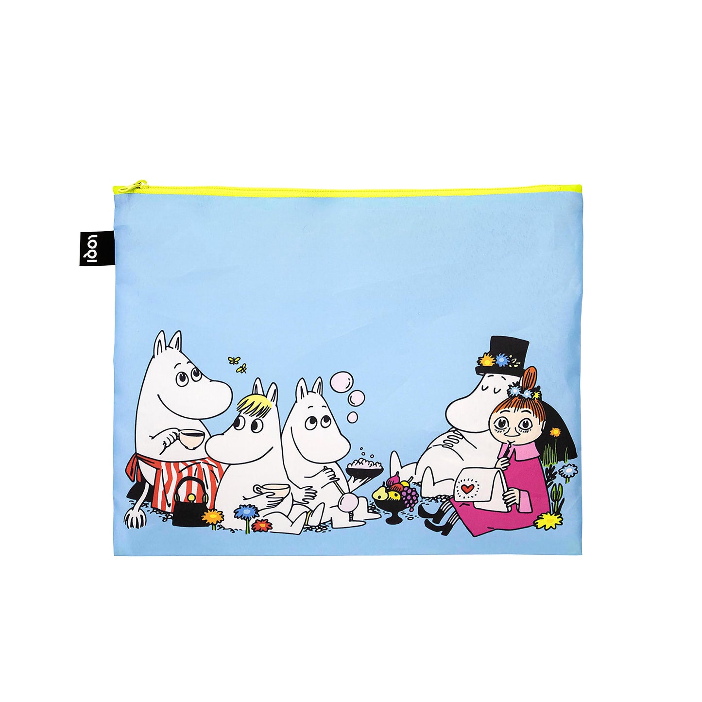 Moomin Together Zip Pocket 3pcs Set Multi-Coloured