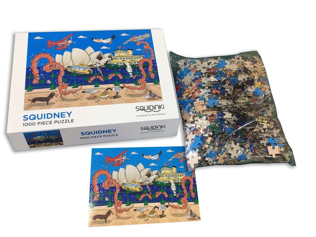 1000 Piece Jigsaw Puzzles: Squidney - Mu Shop