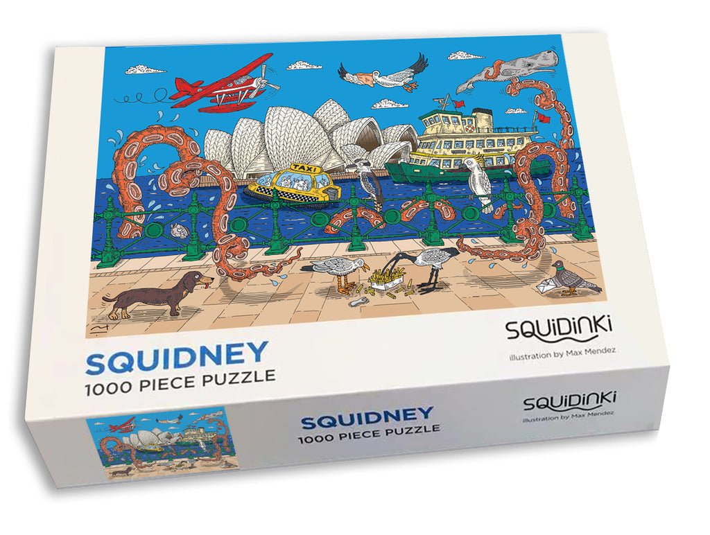 1000 Piece Jigsaw Puzzles: Squidney - Mu Shop