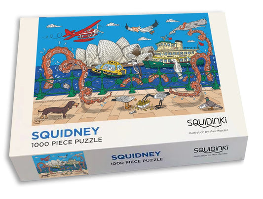 1000 Piece Jigsaw Puzzles: Squidney - Mu Shop