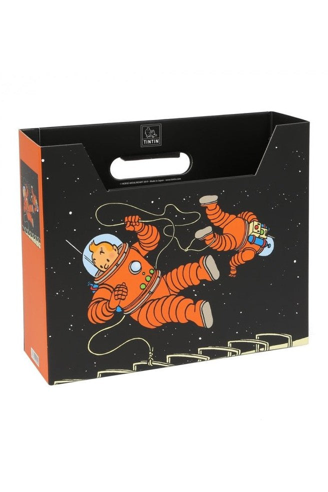 A4 Tintin File Box - The Adventures of Tintin on the Moon - Mu Shop