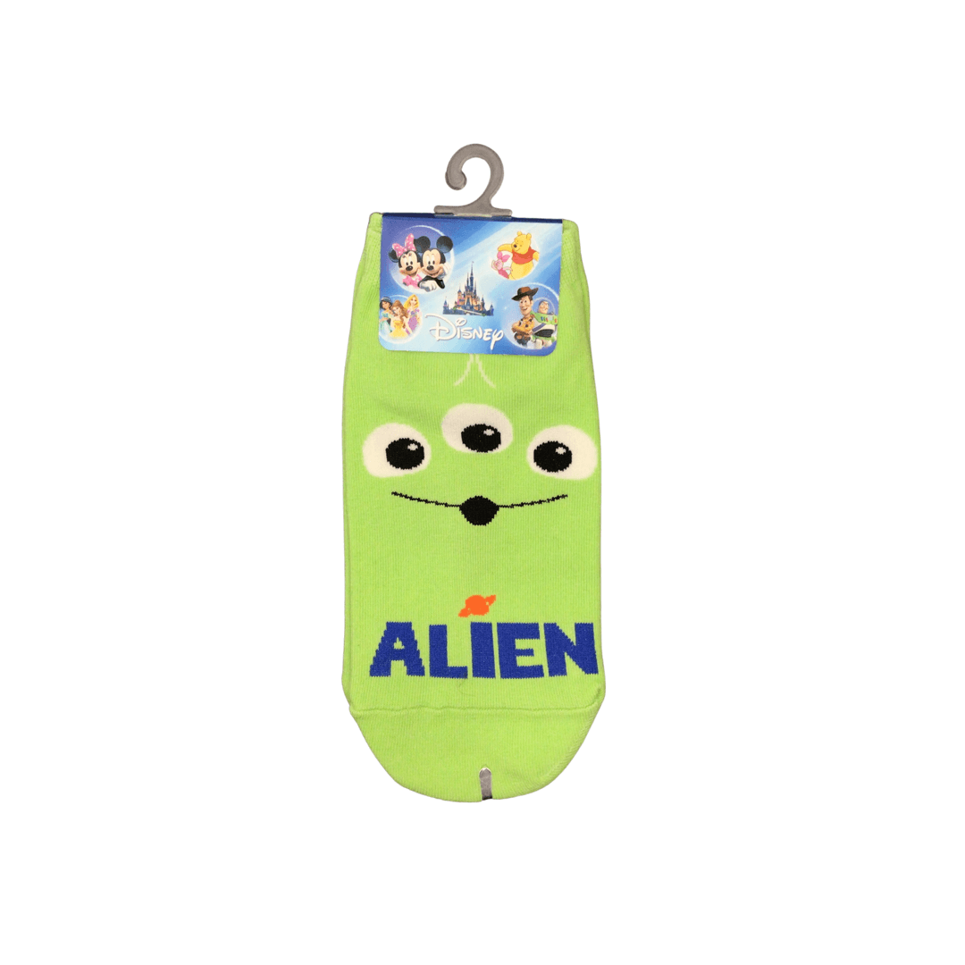 ALIEN (Toy Story) Kids Ankle Socks - Green (L)9~10 - Mu Shop
