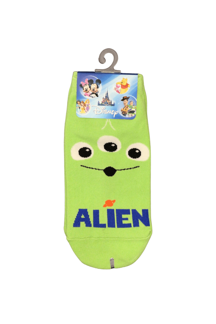 ALIEN (Toy Story) Kids Ankle Socks - Green (S)3~5 - Mu Shop