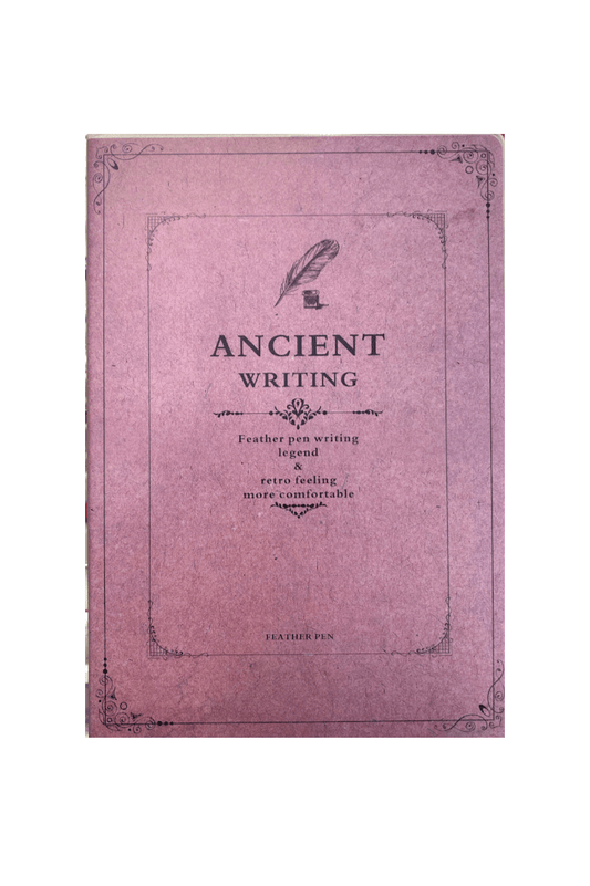 Ancient Writing Notebook (142 x 208 mm) - Pink - Mu Shop