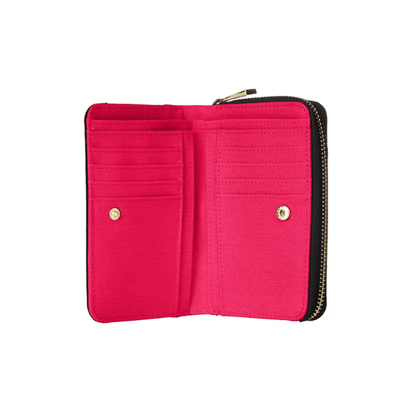 Anello Grande Navy Pink Zip Wallet - Mu Shop