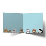 Antidepressant Cats Greeting Card - Mu Shop