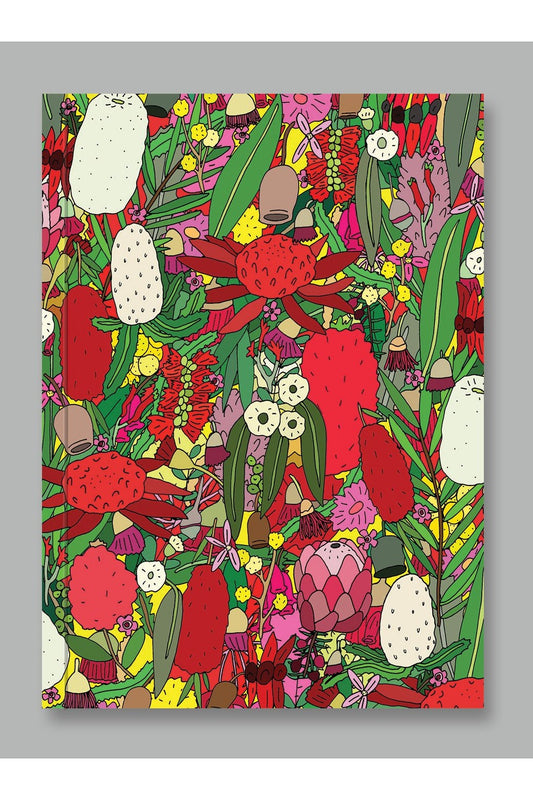 AUSSIE FLOWERS NOTEBOOK - Mu Shop