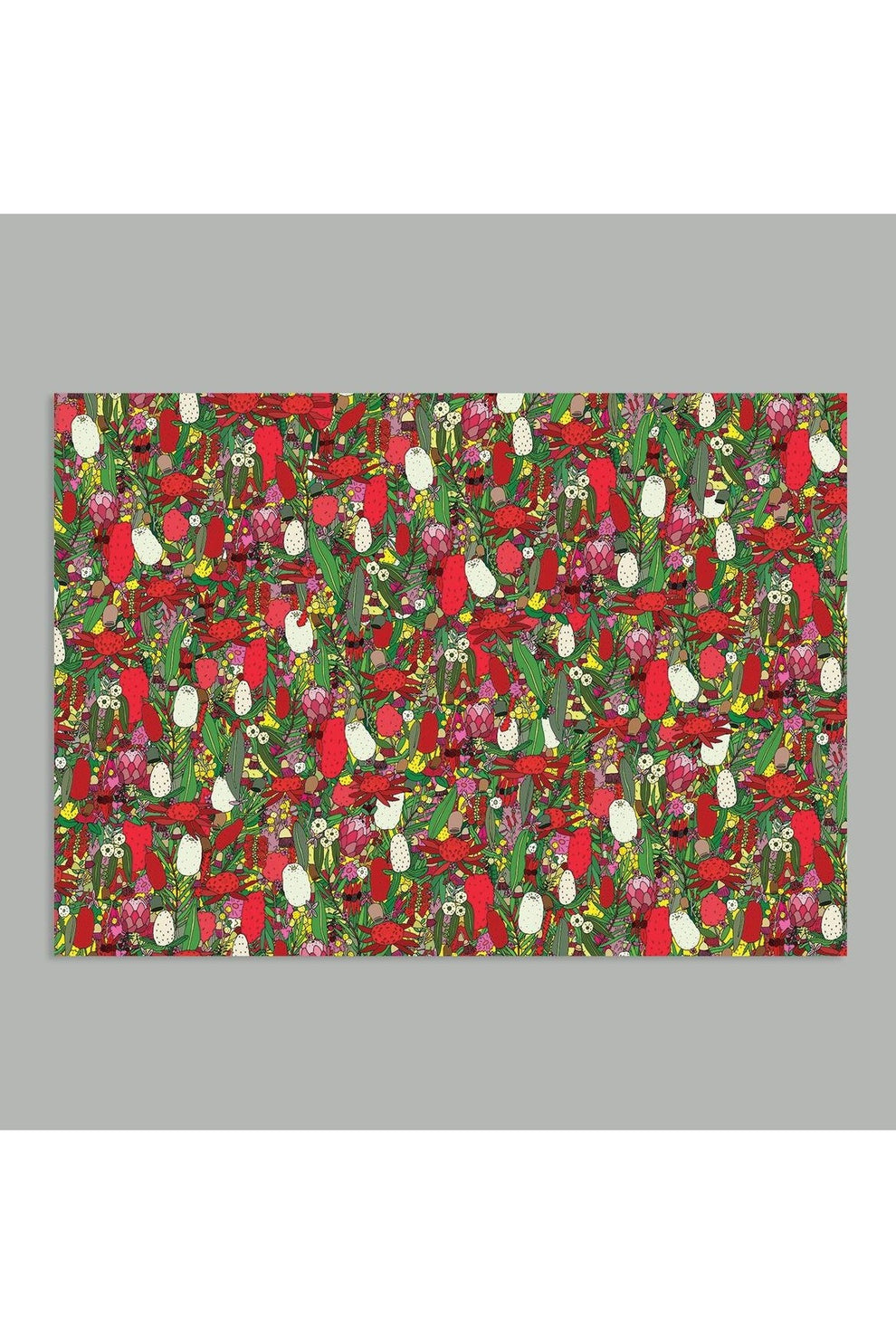Aussie Wrapping Paper Aussie Flowers Wrapping Paper - AHD Paper Co - Mu Shop
