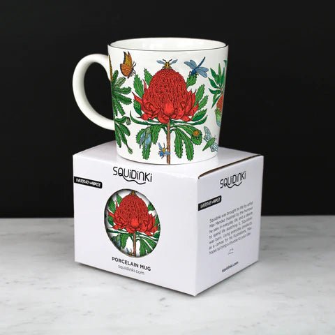 Australian Botanical Porcelain Mug - Mu Shop