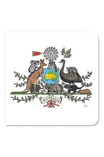 Australian Icons Greeting Card - Mu Shop