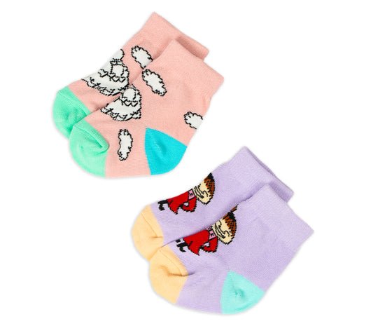 Baby Double Pack Snorkmaiden and Little My Socks (EU 19-21) - Mu Shop