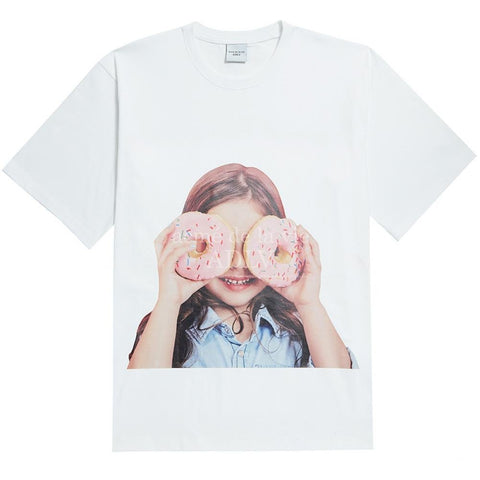 BABY FACE White DonutS3 Adult T-shirt Size 2 - Mu Shop