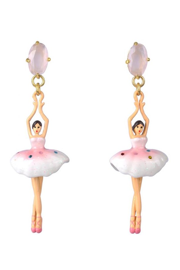 Ballerina Earrings - Pink Teo - Mu Shop