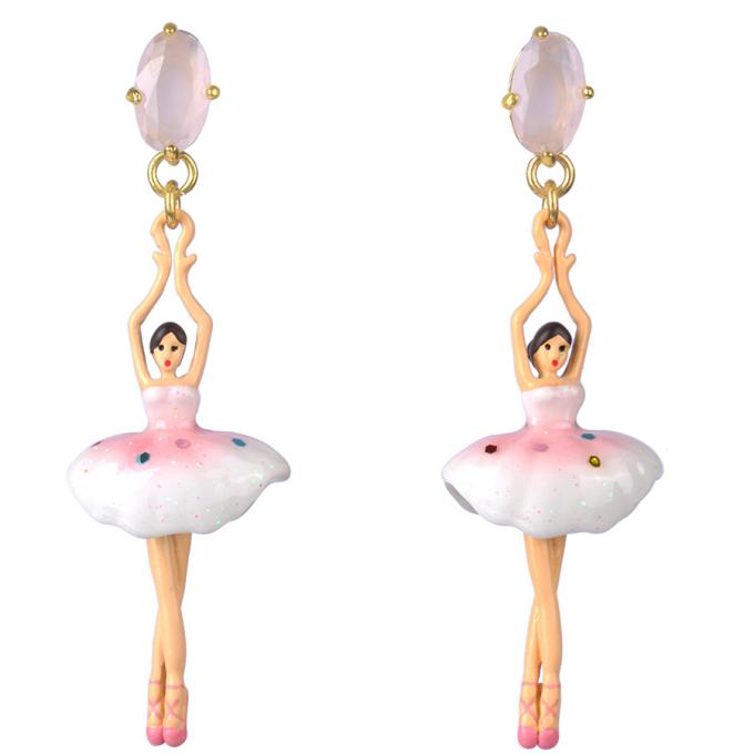 Ballerina Earrings - Pink Teo - Mu Shop